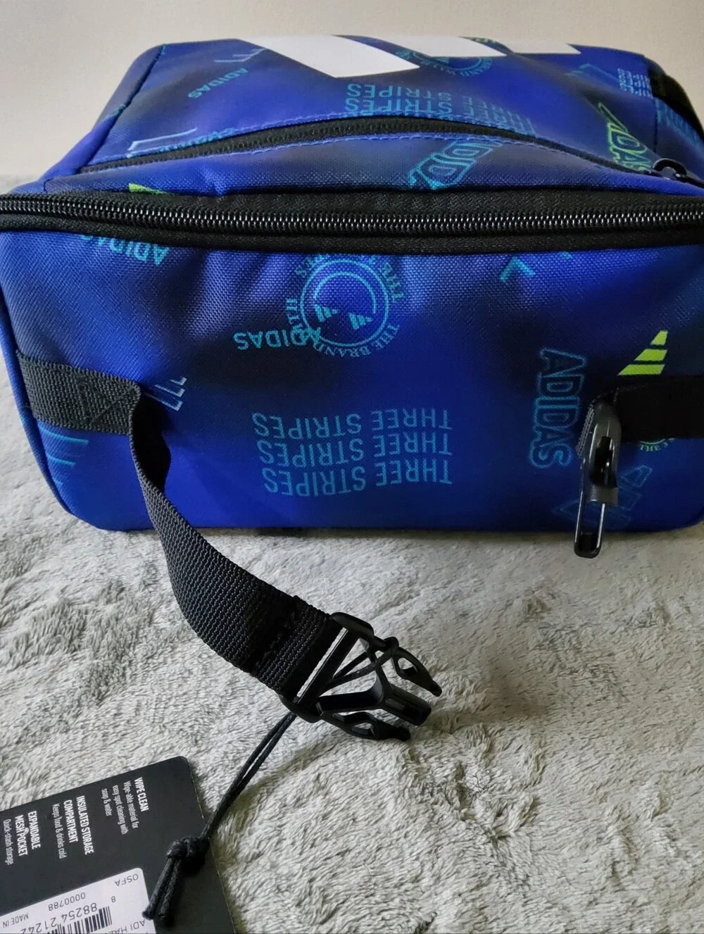 * Adidas Affiliate Logo School Collegiate Office Lunch Bag Navy/Black